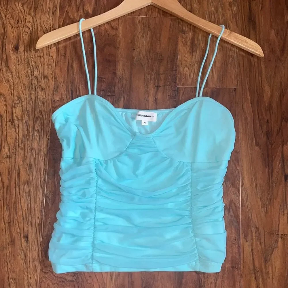Superdown (REVOLVE) Bonita Ruched Cami Top - Picture 2 of 7